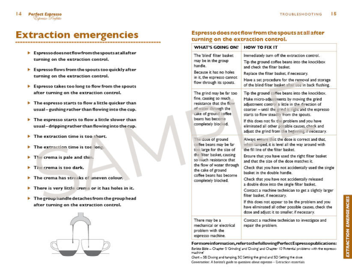 Sample page from Troubleshooting