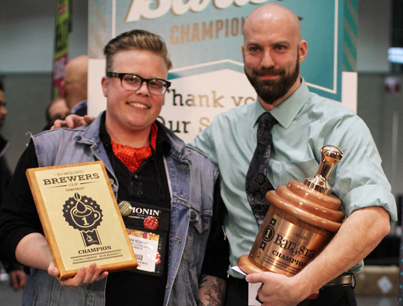 SCAA 2012 champions Erin MC and Pete L