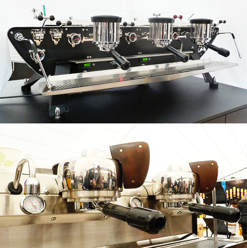 Collage of coffee machines