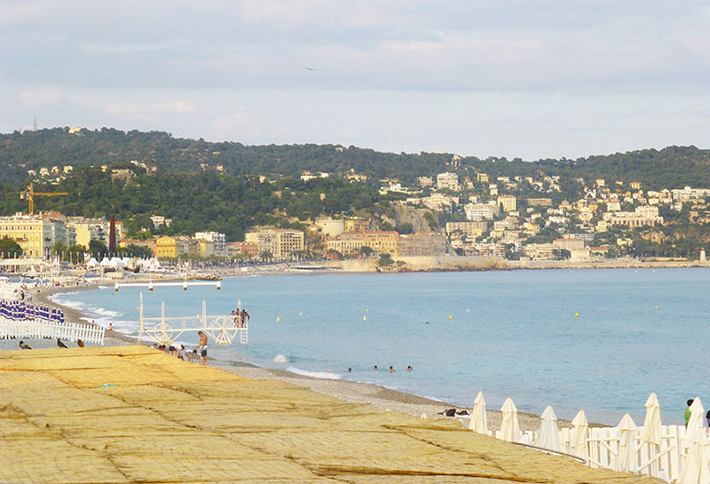 The beach at nice