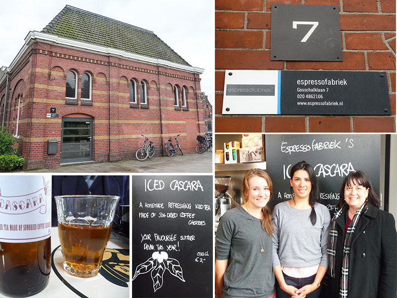 Collage of Espresso Fabriek Cafe