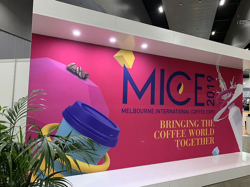 Billboard displaying MICE 2019